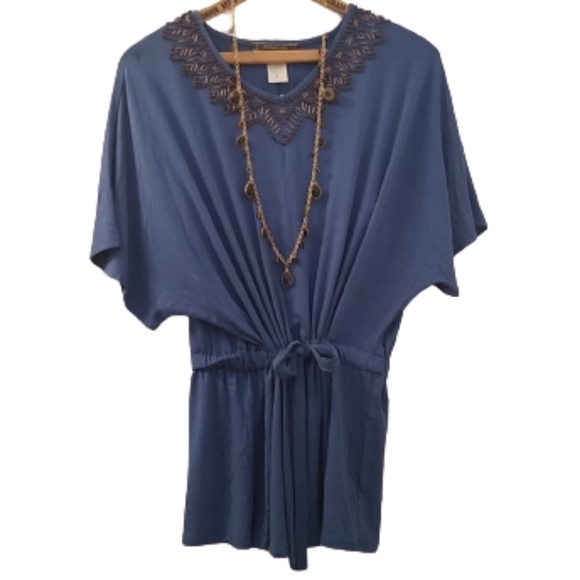 BOHEMIAN Beaded Embellished Top NEW - Picture 2 of 6